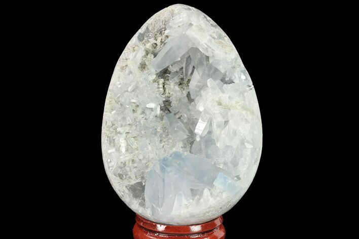 Crystal Filled, Celestine (Celestite) Egg - Madagascar #134628